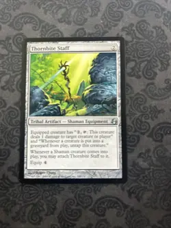 MTG Magic the Gathering Thornbite Staff (145/153) Morningtide - Image 1