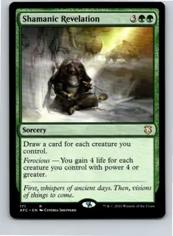 Magic the Gathering Shamanic Revelation Adventures in the Forgotten Realms MTG - Image 1