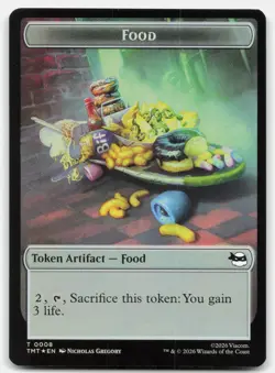 Insect Warrior // Food Double-Sided Token 4 // 8 TMT Magic: The Gathering T Foil - Image 2