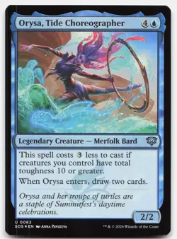 Orysa, Tide Choreographer 62 SOS Magic: The Gathering U Foil NM - Image 1