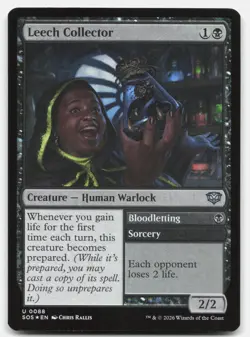 Leech Collector 88 SOS Magic: The Gathering U Foil NM - Image 1