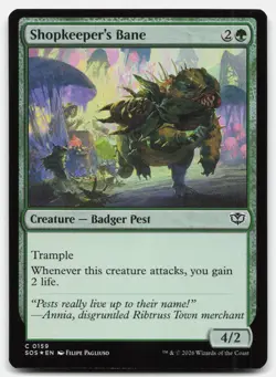 Shopkeeper's Bane 159 SOS Magic: The Gathering C Foil NM - Image 1