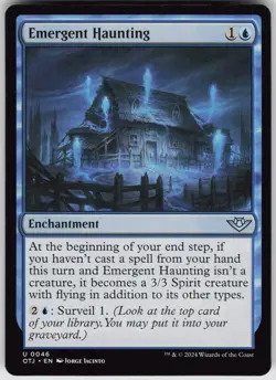 MTG Emergent Haunting 46 Outlaws of Thunder Junction U Normal NM - Image 1