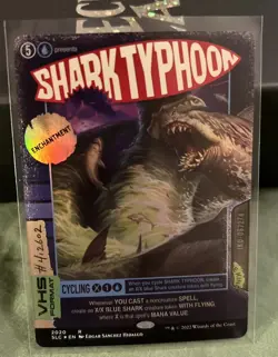 MTG Magic The Gathering Foil Shark Typhoon *NP - Image 1
