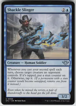 MTG Shackle Slinger 65 Outlaws of Thunder Junction U Normal NM - Image 1