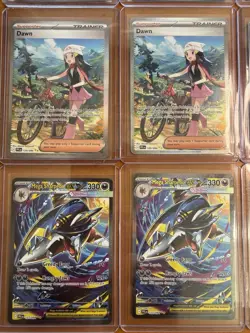 Pokemon TCG 9 Card Lot Phantasmal Flames - Dawn SIR x3, Mega Sharpedo SIR x3 - Image 2