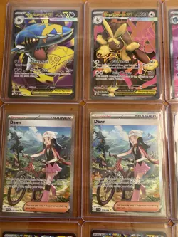 Pokemon TCG 9 Card Lot Phantasmal Flames - Dawn SIR x3, Mega Sharpedo SIR x3 - Image 4