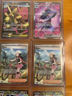 Pokemon TCG 9 Card Lot Phantasmal Flames - Dawn SIR x3, Mega Sharpedo SIR x3 - Image 5