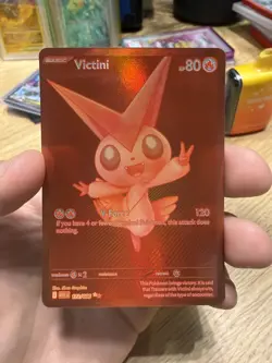 Victini 172/086 Sv: White Flare Holo 80 HP Basic Pokemon TCG English GEM 💎 - Image 1