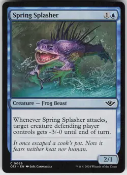 MTG Spring Splasher 69 Outlaws of Thunder Junction C Normal NM - Image 1