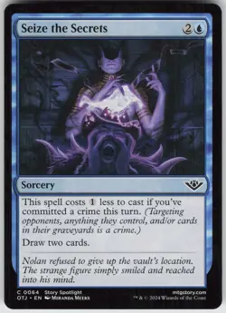 MTG Seize the Secrets 64 Outlaws of Thunder Junction C Normal NM - Image 1