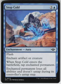 MTG Stop Cold 72 Outlaws of Thunder Junction C Normal NM - Image 1