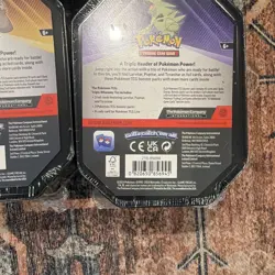 Pokemon TCG Triple Whammy Tin Lot (6). Each tin has 2 DR and 1 JT pack. - Image 3
