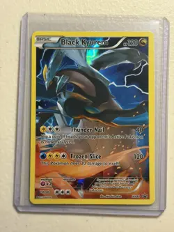 Pokemon TCG Black Kyurem XY80 Holo Promo English 120 HP Basic Dragon - Image 1