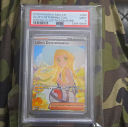 Mega Evolution Lillie's Determination SIR Holo EN #184/132 PSA 9 - Image 1