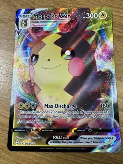 Pokemon Morpeko VMAX Holo Ultra Rare Shining Fates 038/072 NM - Image 1