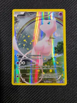 POKEMON TCG Mew XY110 Holo Black Star Promo Card 2016 Near Mint Condition - Image 1