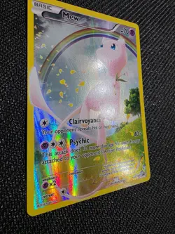 POKEMON TCG Mew XY110 Holo Black Star Promo Card 2016 Near Mint Condition - Image 2