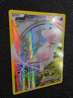 POKEMON TCG Mew XY110 Holo Black Star Promo Card 2016 Near Mint Condition - Image 3