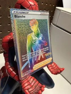 Pokemon TCG Rainbow Blanche Secret Rare Holo Full Art 082/078 Pokemon GO English - Image 2