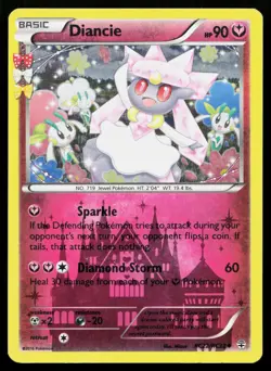 DIANCIE RC22/RC32 UNCOMMON GENERATIONS POKEMON HOLO MP - Image 1