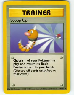 Scoop Up - 78/102 Base Set - Pokemon TCG - 1999 - Image 1