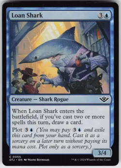 MTG Loan Shark 55 Outlaws of Thunder Junction C Normal NM - Image 1