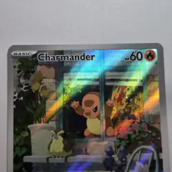 Charmander 044 Scarlet & Violet Obsidian Flames Black Star Holo Promo Eng - Image 5