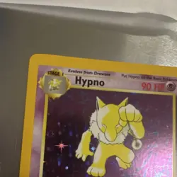 WoTC Pokemon TCG Fossil Hypno 8/62 Holo Rare Unlimited 90HP Eng 1999 - Image 4