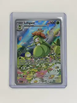 2025 Pokemon Lilligant Illustration Rare Black Bolt #092/086 A - Image 1