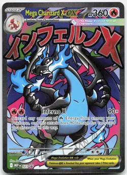 Pokemon TCG Mega Charizard X ex 023 ME: Mega Evolution Promo 2025 NM - Image 1