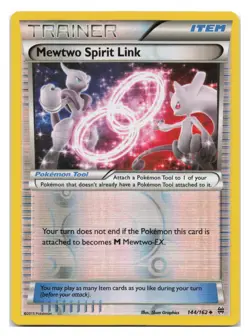 Mewtwo Spirit Link 144/162 Uncommon BREAKthrough Pokemon Reverse Holo 2015 - Image 1