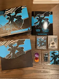 Pokemon TCG Black Bolt ETB Opened w/ Accessories - No Packs/No Promo - Image 1
