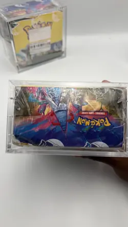 Pokemon Evolving Skies Booster Box Factory Sealed w/ Acrylic Case - Image 2