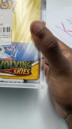 Pokemon Evolving Skies Booster Box Factory Sealed w/ Acrylic Case - Image 3