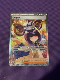 Pokemon TCG Gwynn Special Illustration Rare Pitch Black 119/084 Near Mint - Image 1