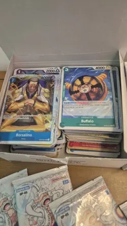 HUGE ONE PIECE TCG LOT – 22 SEALED OP-05/OP-13/OP-08 PACKS, WCF & DISPLAY CASE - Image 5