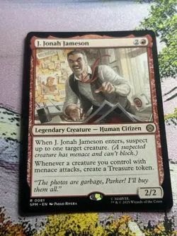 J. Jonah Jameson Mtg Magic The Gathering Spider-Man - Image 1