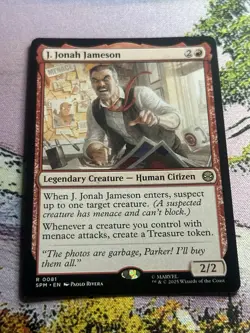 J. Jonah Jameson Mtg Magic The Gathering Spider-Man - Image 2