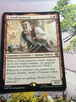 J. Jonah Jameson Mtg Magic The Gathering Spider-Man - Image 3