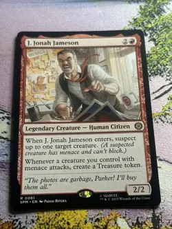 J. Jonah Jameson Mtg Magic The Gathering Spider-Man - Image 4