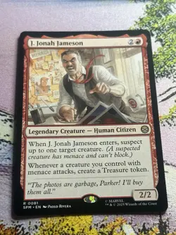 J. Jonah Jameson Mtg Magic The Gathering Spider-Man - Image 5