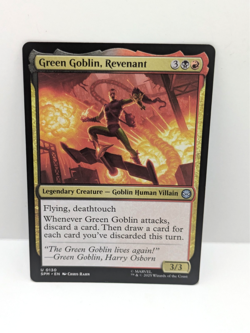 MTG Spiderman - Green Goblin, Revenant - Legendary Creature - Rare - SPM 130 - - Image 1