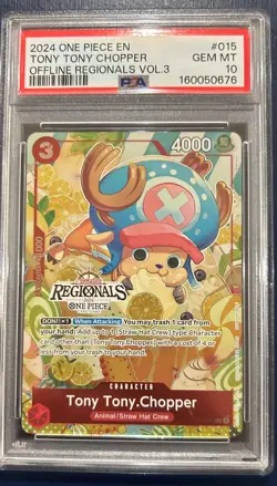 2024 ONE PIECE OFFLINE REGIONALS PACK 2024 VOL.3 #015 TONY TONY CHOPPER - Image 1
