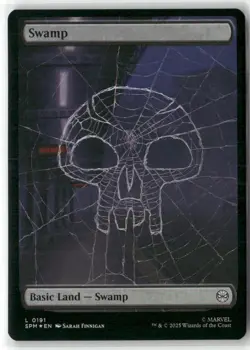 Swamp (0191) Marvel's Spider-Man Foil MTG Magic - Image 1