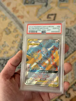 Moltres & Zapdos & Articuno GX Full Art Hidden Fates 66/68 Pokemon TCG PSA 10 - Image 2