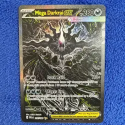 Mega Darkrai ex 116/084 Pitch Black Special Illustration Rare PokemonTCG English - Image 5