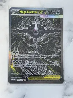 Mega Darkrai ex 116/084 Pitch Black Special Illustration Rare PokemonTCG English - Image 1