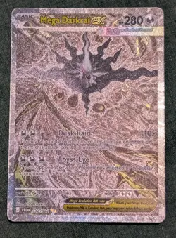 Mega Darkrai ex 116/084 Pitch Black Special Illustration Rare PokemonTCG English - Image 1