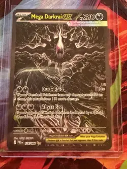 Mega Darkrai ex 116/084 Pitch Black Special Illustration Rare PokemonTCG English - Image 1